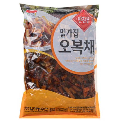 일미농수산 일가집 오복채 2kg이미지입니다. 누르면 해당 게시물로 새창이동합니다.
