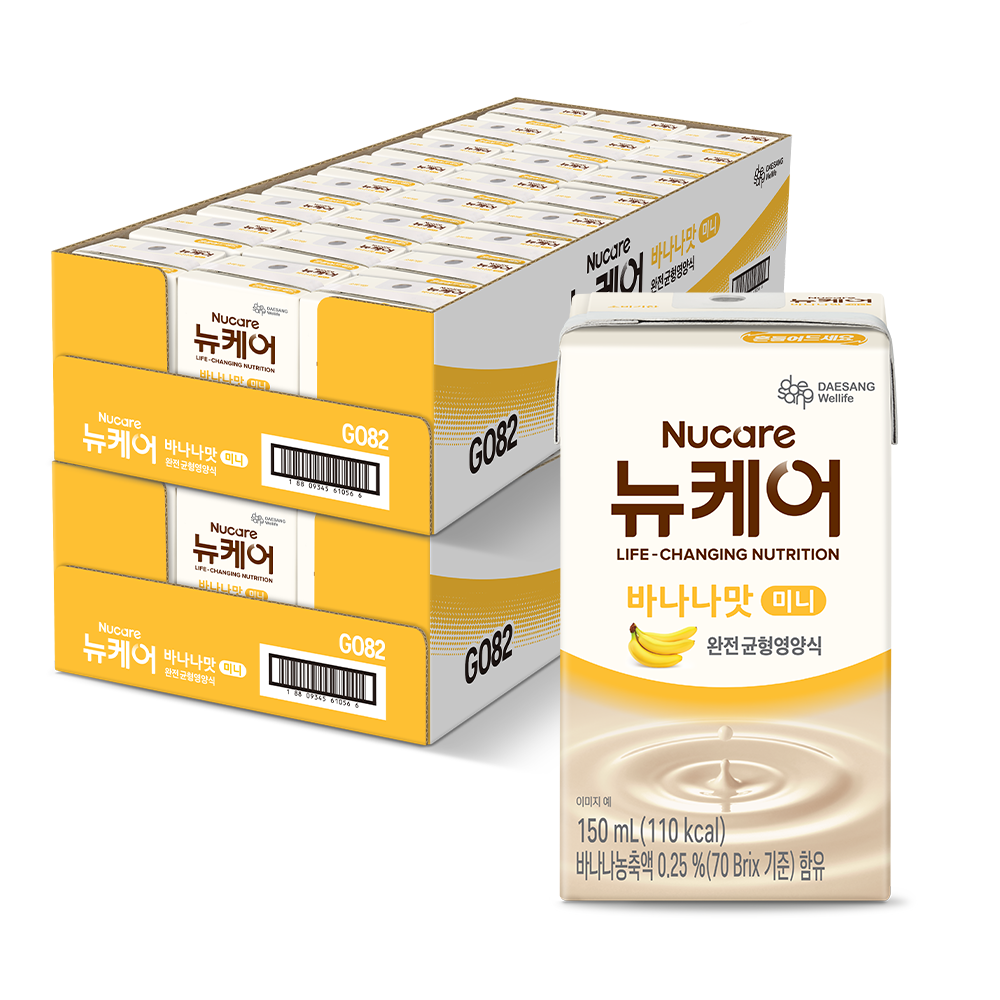대상웰라이프 뉴케어 미니 바나나맛 150ml (48개)