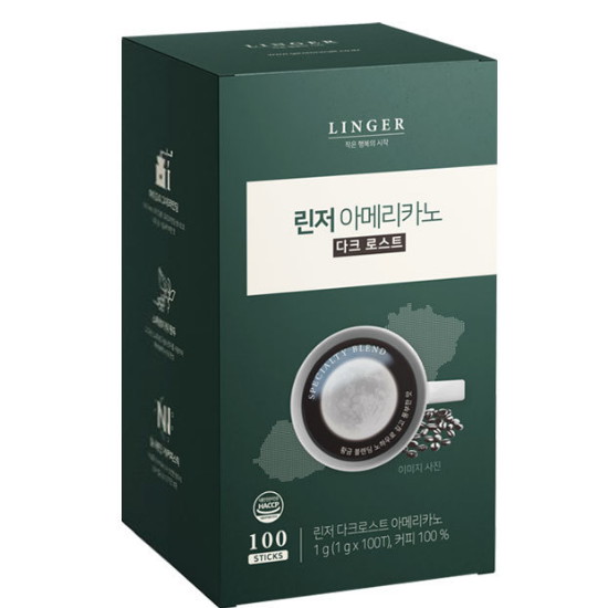 가배온 린저 아메리카노 다크 로스트 100T (2개)