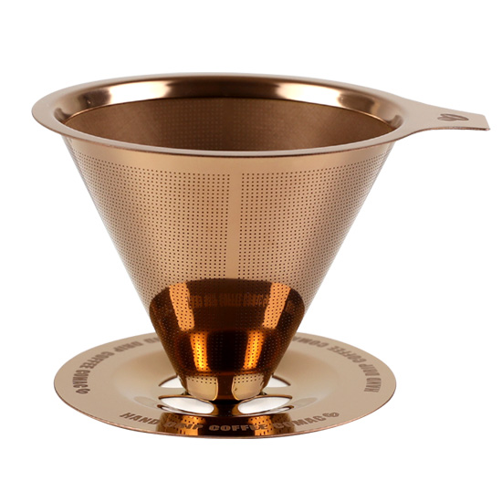 티타늄 코팅 스텐 이중망 커피필터 드리퍼