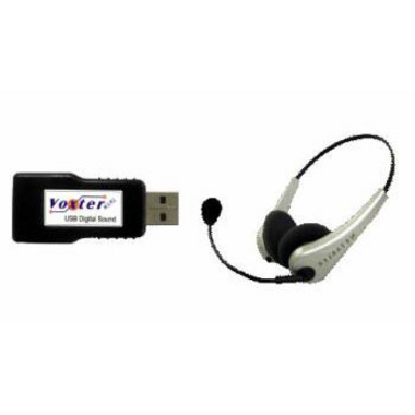 현텔 박스터 USB 사운드카드 + 헤드셋