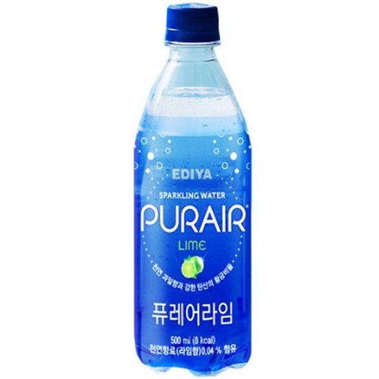 이디야 퓨레어 라임 탄산수 500ml (20개)_이미지