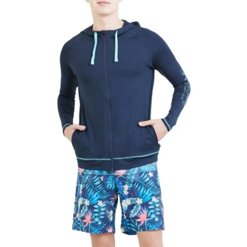 베이직엘르 남성 후드집업 래쉬가드 비치반바지 세트 BEM-W901N