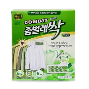 헨켈홈케어 컴배트 좀벌레싹 옷장용 6입 (1개)