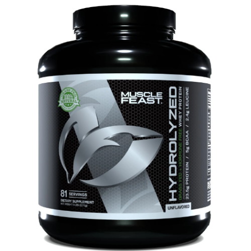 머슬피스트 하이드롤라이즈드 웨이 프로틴 무향 2.27kg (해외) (1개)