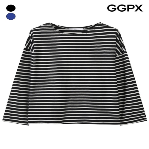 연승어패럴 GGPX 스트라이프 캐주얼 티셔츠 GQ1TS024F_이미지