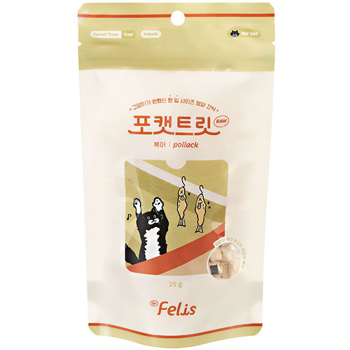 포바이투 닥터펠리스 포캣트릿 북어 25g (9개)