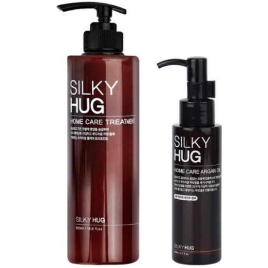 실키허그 홈케어 트리트먼트+아르간오일 2종 세트