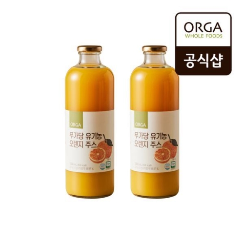 올가 무가당 유기농 오렌지 주스 1L이미지입니다. 누르면 해당 게시물로 새창이동합니다.