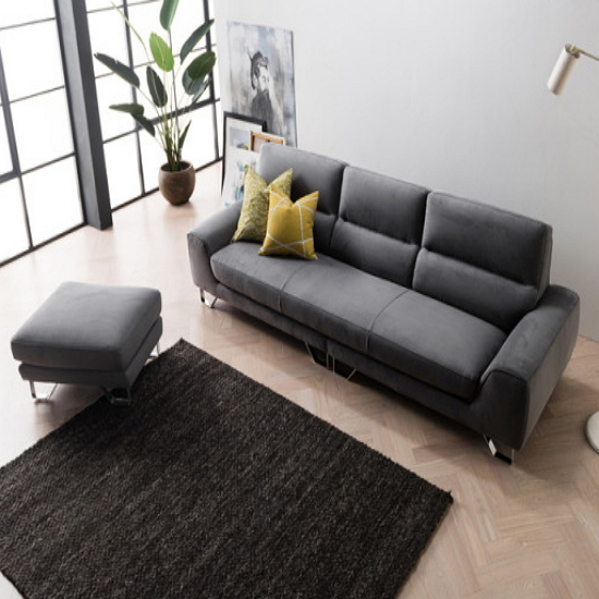 자코모 댄디 스위브 패브릭 소파 4인용 (스툴포함)_이미지