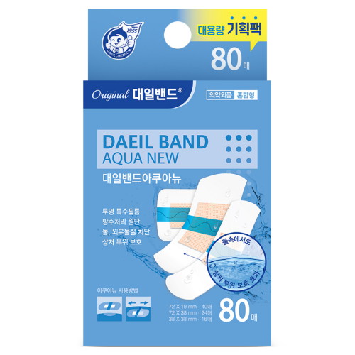 대일화학공업 아쿠아뉴 혼합형 80매입 (1팩(80매))
