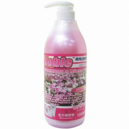 펫더맨 헬로도기 노블 샴푸&린스 일반애견용 로즈마린향 1000ml (1개)