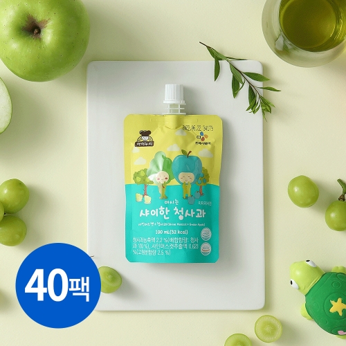 아이누리 마시는 샤이한 청사과 100ml (40개)_이미지