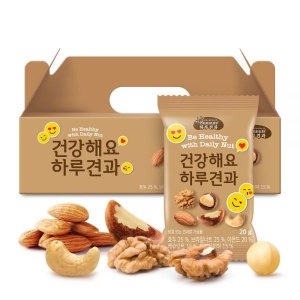  선명농수산 썬넛트 건강해요 하루견과 선물세트 20g 20개입 [2개]