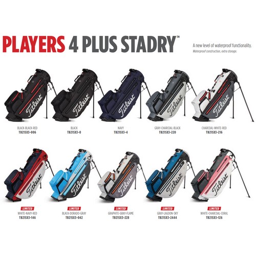 타이틀리스트 플레이어스 4 플러스 스테이드라이 스탠드백 TB21SX3 (공식판매처)_이미지