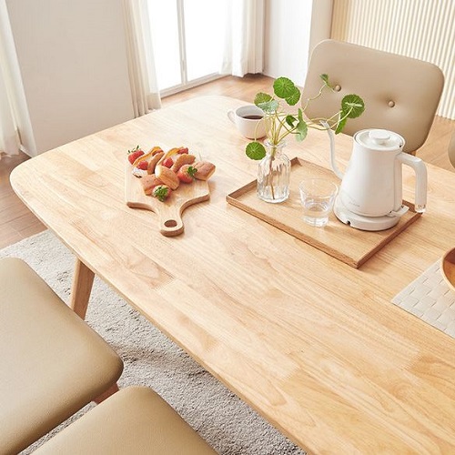 나무뜰 바넷 패밀리 원목 식탁 1400 (의자별도)_이미지