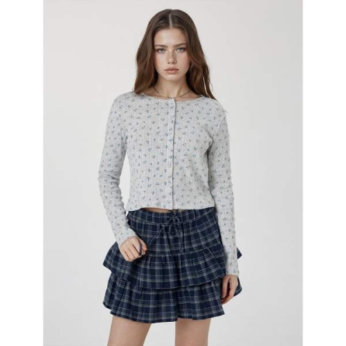 �̷��� �ľ��� Eyelet Long Sleeve Cardigan/whlag2323fg