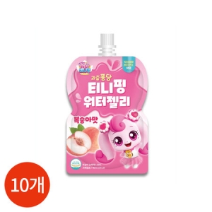 푸드웰 티니핑 워터젤리 복숭아맛 110ml (10개)