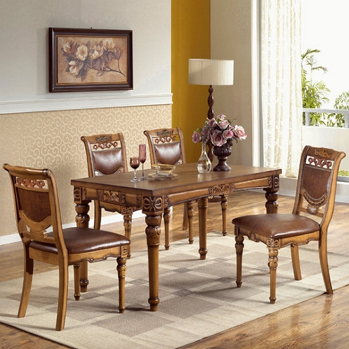 벤티스가구 피오 원목 엔틱 식탁 1350