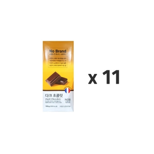 이마트 노브랜드 다크 초콜릿 90g (11개)_이미지