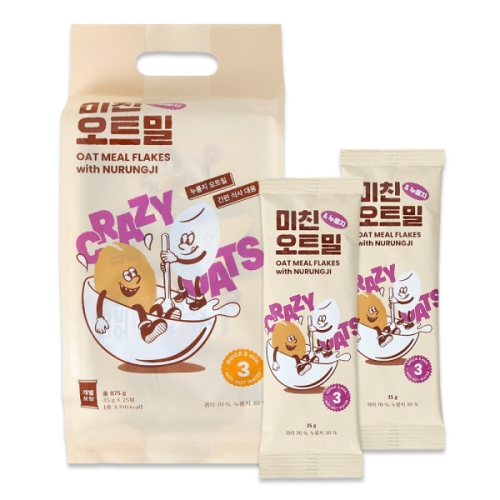 그리심 미친오트밀 누룽지 35g [25개]