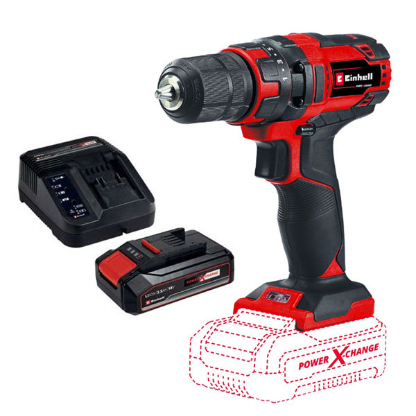 아인헬 TC-CD 18/35 Li (2.5Ah, 배터리 1개)