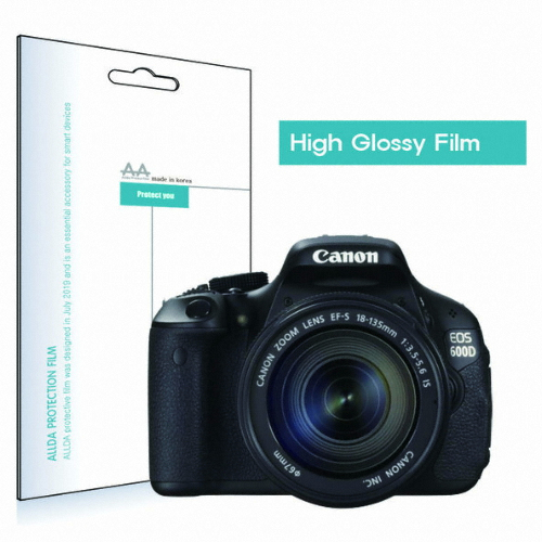 ALLDA 캐논 600D용 고광택 액정보호필름_이미지