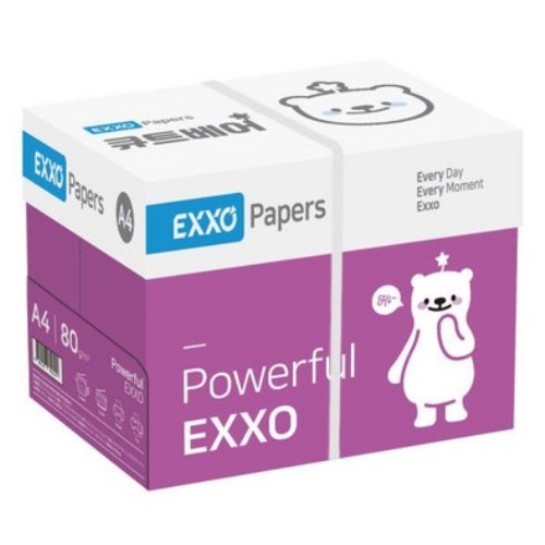 엑소 큐트베어 복사용지 A4 80g (2,000매)