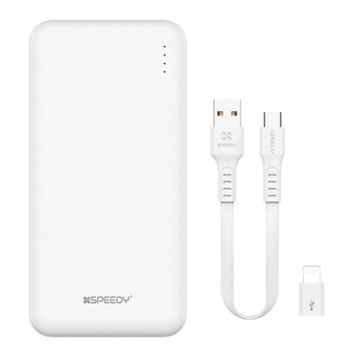 디엠케이코리아 SPEEDY 슬림 듀얼 보조배터리 SPE-2PCPPB100A 10000mAh
