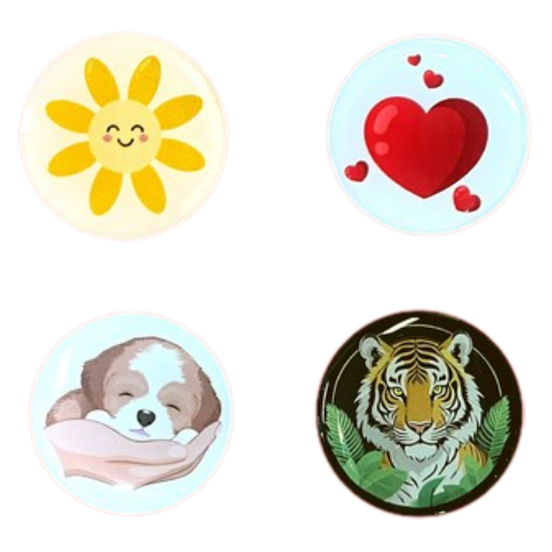 호가팩토리 도어락 톡태그키 블링라인 (4개)_이미지