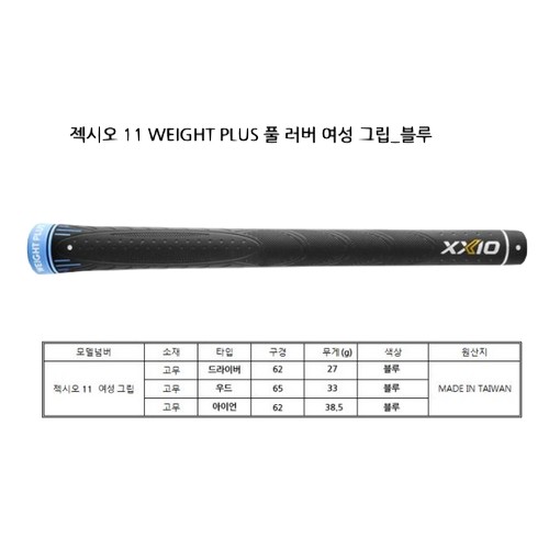 던롭 젝시오 11 드라이버 우드 여성용 그립_이미지