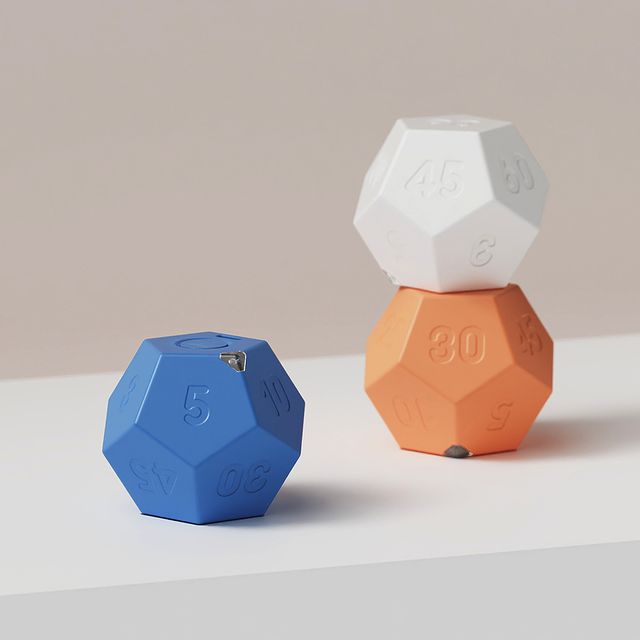 12면 타임볼 충전식 미니 타이머