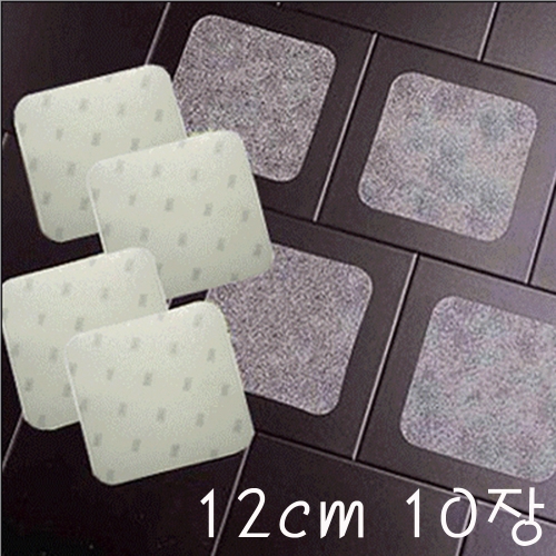 Non-Slip Tape  SAFE PARK  욕실용 타일용 미끄럼방지테이프 12㎝ x 12㎝ 10장
