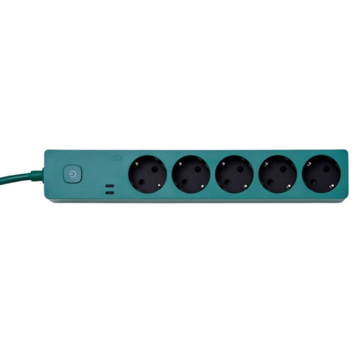 아모스아인스가구 5구 16A 에이닷파워5 USB 멀티탭 (2m)_이미지