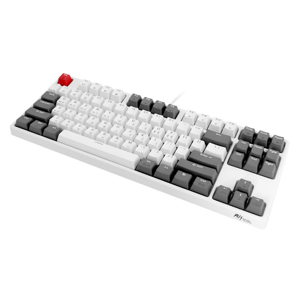 로얄클루지 RK987 RGB 기계식 텐키리스 키보드 (청축)_이미지