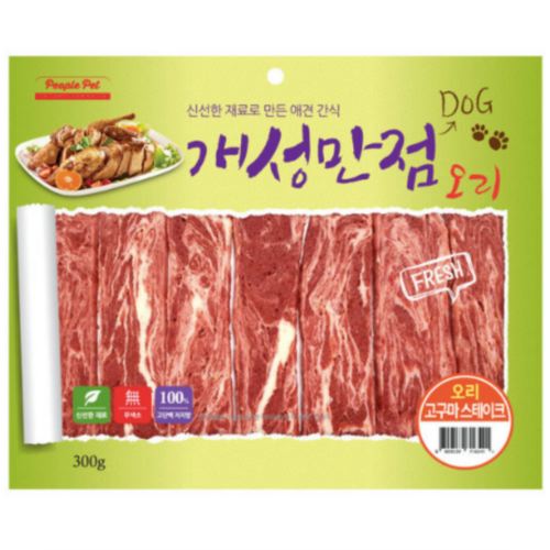 피플펫 개성만점 오리 고구마 스테이크 300g (5개)_이미지