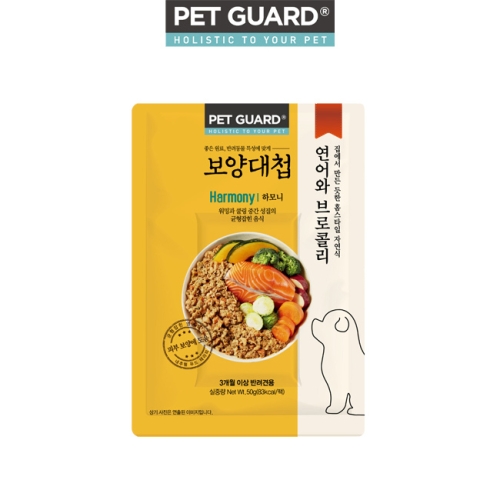 펫가드 독 보양대첩 하모니 연어와 브로콜리 50g (1개)_이미지