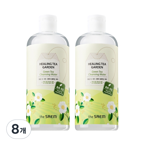 더샘 힐링 티 가든 그린티 클렌징 워터 500ml (8개)_이미지