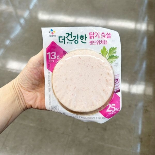 CJ제일제당 더 건강한 닭가슴살 샌드위치햄 90g (1개)_이미지