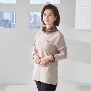 마담4060 엄마옷 나염슬릿티셔츠-QATE301002A