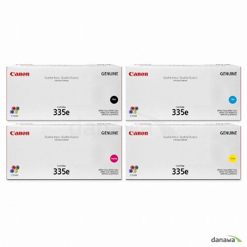 Canon ��ũ CRG-335E BK, CRG-335E C, CRG-335E M, CRG-335E Y 4�� ��Ʈ