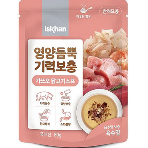 캣 영양듬뿍 기력보충 가쓰오닭고기스튜 80g