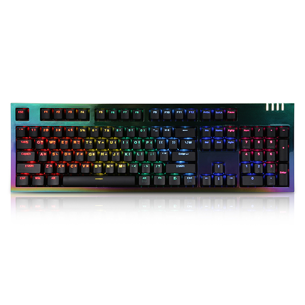 앱코 HACKER K6700 카일광축 메탈릭 무빙 LED 게이밍 기계식 키보드 (클릭)_이미지