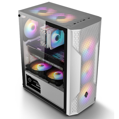 앱코 NCORE 베놈 식스LED 강화유리 (화이트)_이미지