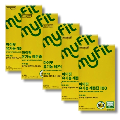 동국제약 마이핏 유기농 레몬즙 100 20g 14포 (5개)