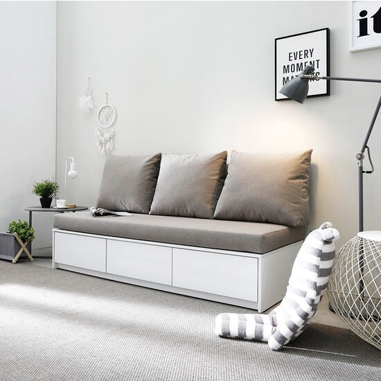 나무뜰 코젯 수납 패브릭 소파 3인용