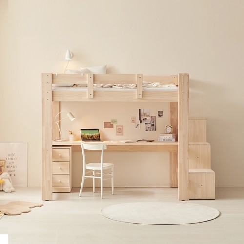 아몬드 1800 수납계단 벙커침대 SS