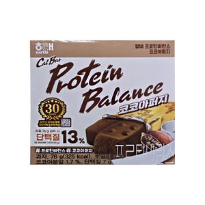 해태제과 칼바 프로틴바란스 코코아퍼지 76g (1개)