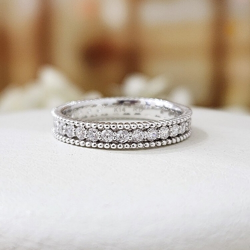 골든듀 로제도르 아르테W 14K 반지 250100079