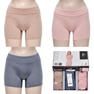 좋은사람들 제임스딘 신축성이 뛰어나 활동성이 좋은 여성 심플 베이직 드로즈 3매입0054xz